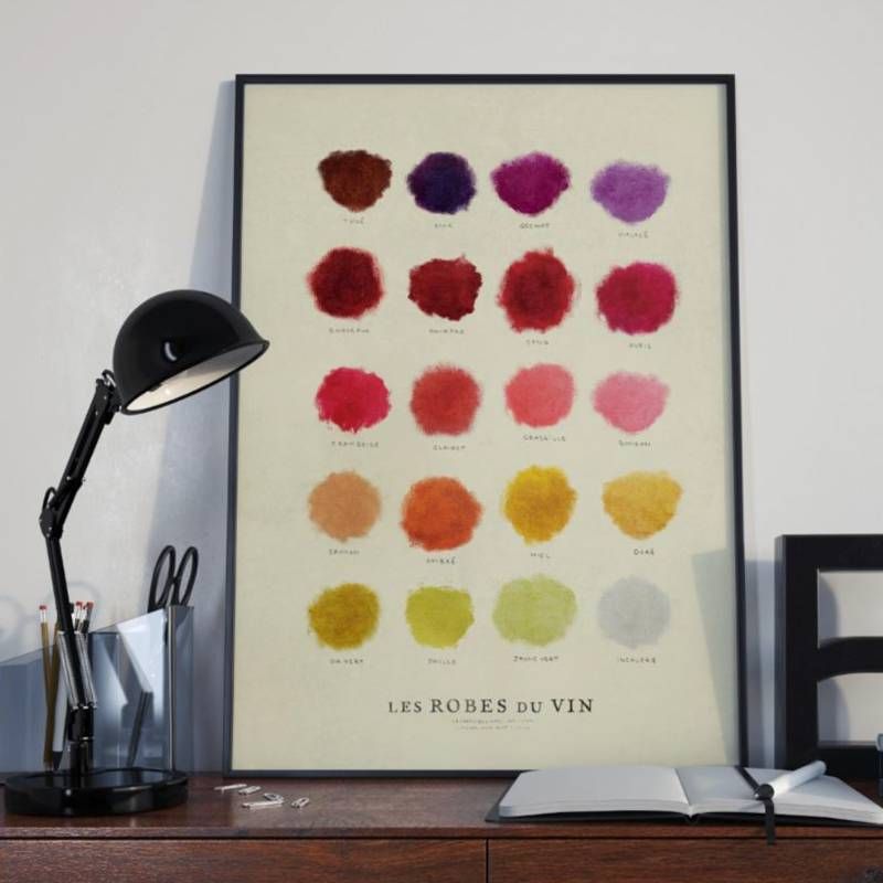 Affiche Les Robes du Vin