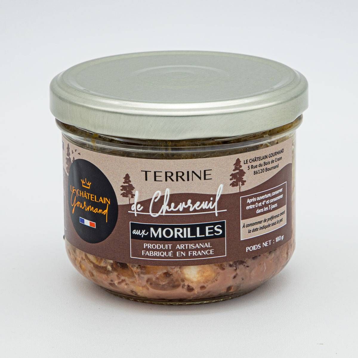 Terrine Chevreuil aux Morilles