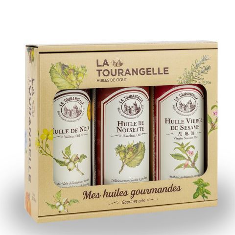 Trio Huile de Noix, Noisette, vierge de Sésame