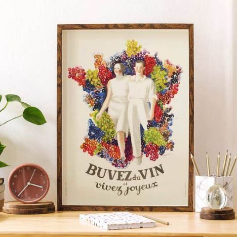 Buvez du vin vivez joyeux