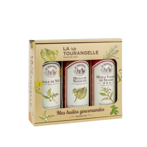 Trio Huile de Noix, Noisette, Vierge de Sésame