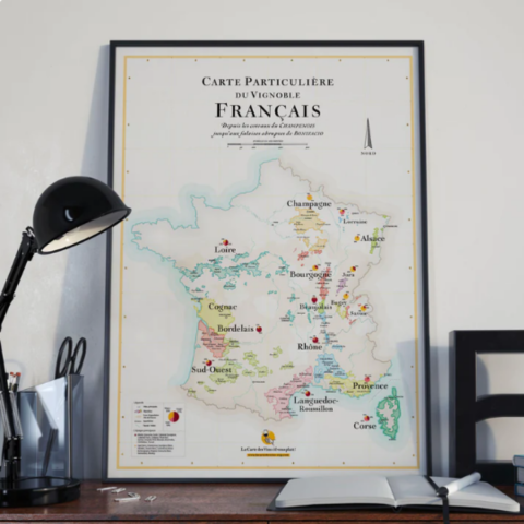 Affiche vins franais