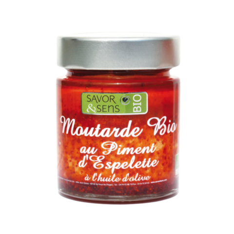 Moutarde Piment d'Espelette Bio