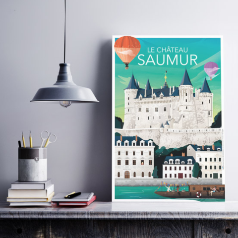 Affiche Château de Saumur