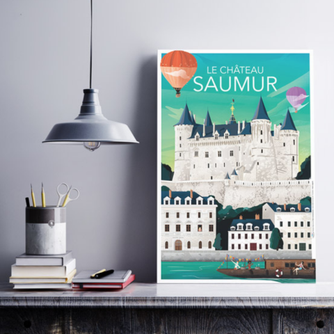 Affiche Chteau de Saumur