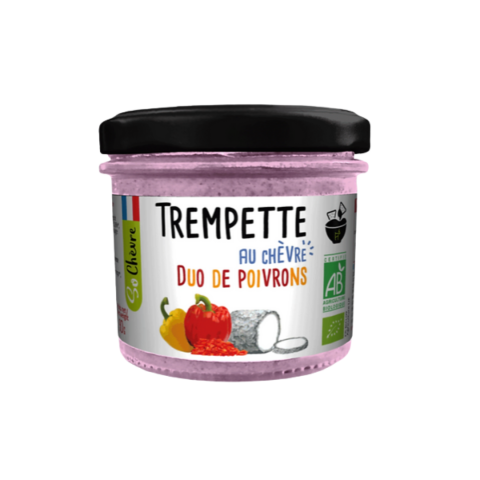 Trempette au Chèvre Duo de Poivrons Bio