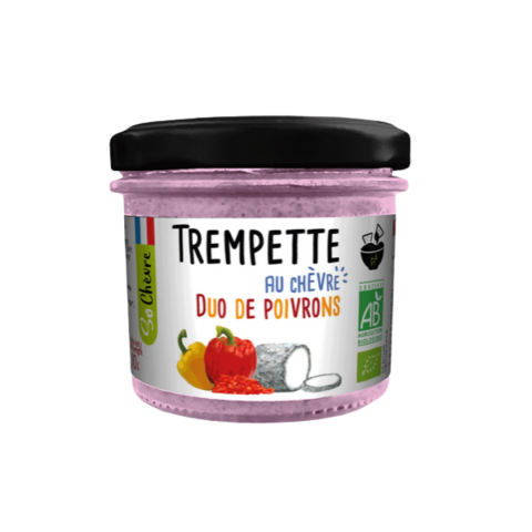 Trempette au Chvre Duo de Poivrons Bio