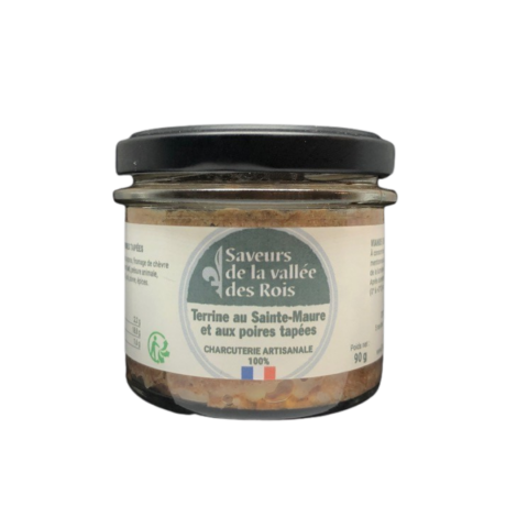 Terrine au Sainte-Maure et aux Poires Tapes