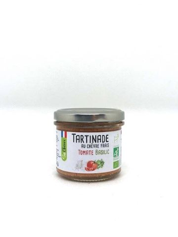 Tartinade au chèvre fraisTomate basilic