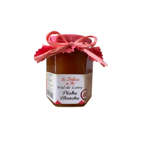 Confiture Val de Loire Pêche Blanche 290gr