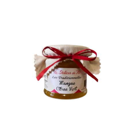Confiture Mangue Citron Vert 130gr