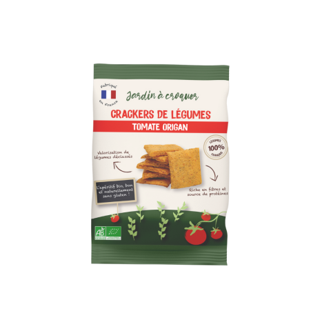 Crackers de Légumes BIO Tomate Origan 70gr