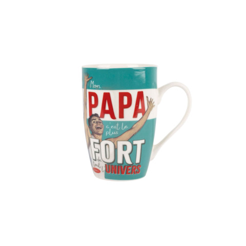 Mug Mon Papa C'est Le Plus Fort